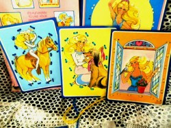 barbie sewing cards d